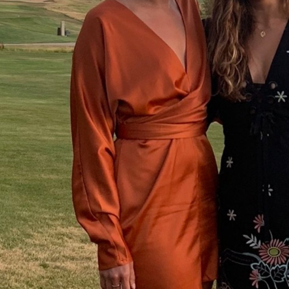ASOS Batwing Wrap Dress - Sz 8
